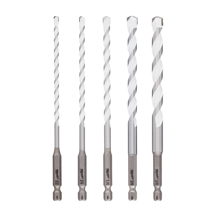 Milwaukee SHOCKWAVE 5 pc General Purpose Single Ended Drill Bit Set