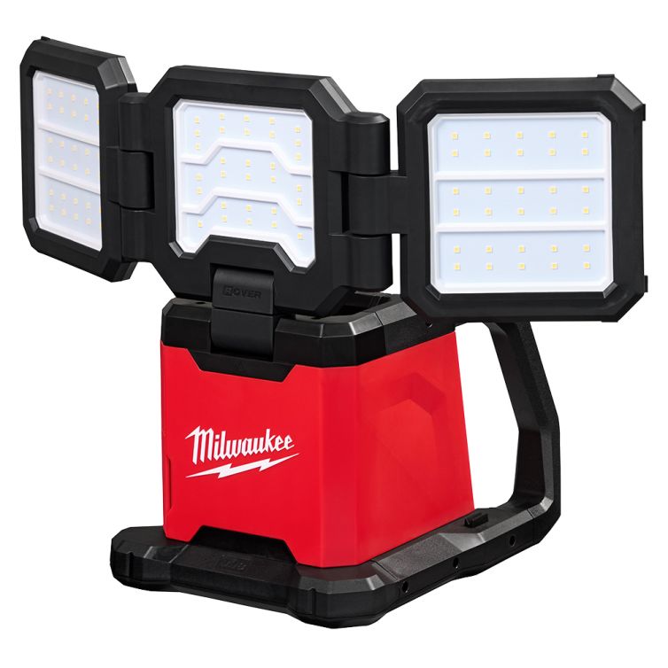 Milwaukee M18 ROVER Dual Power Triple-Panel Flood & Area Light