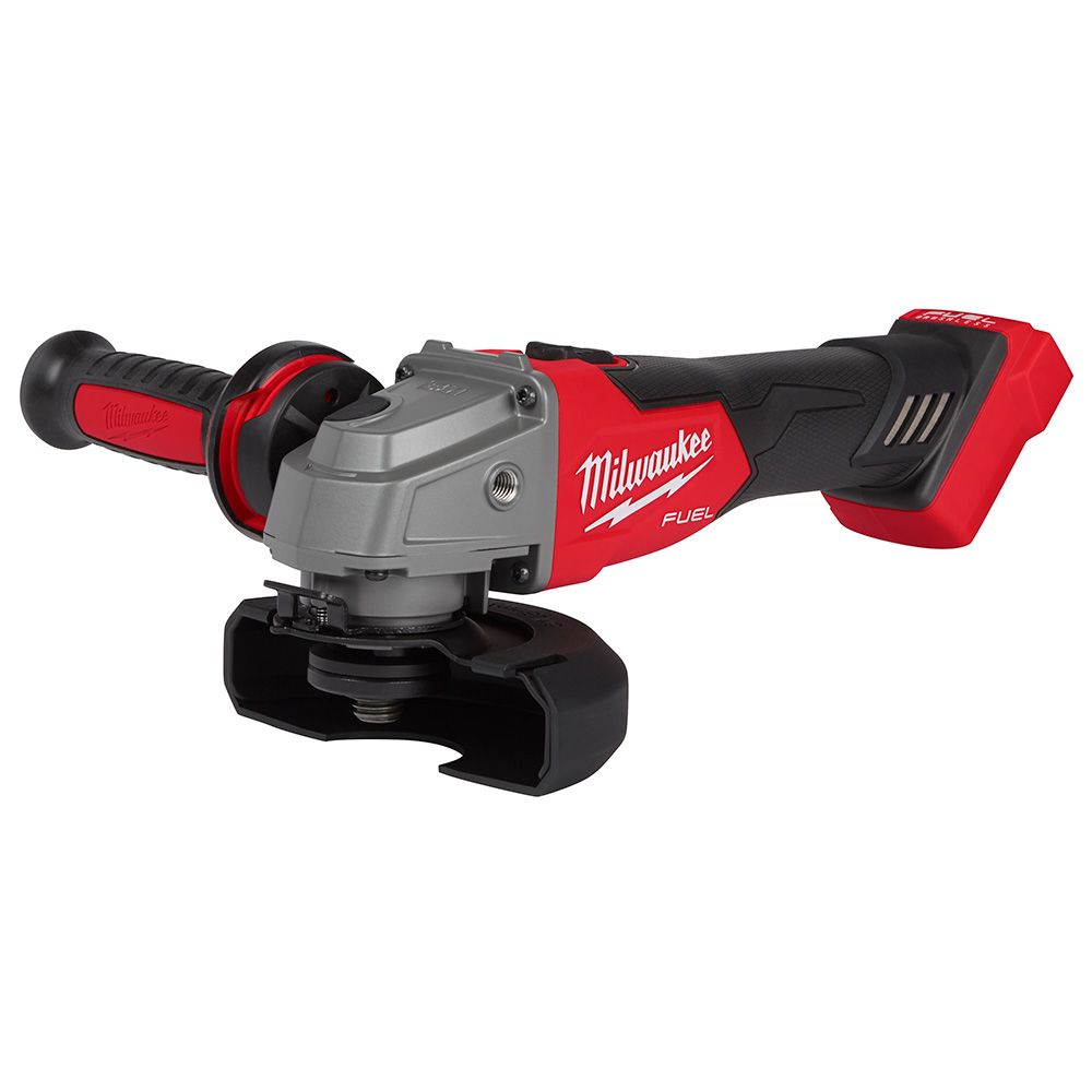 Milwaukee M18 FUEL 18 Volt Lithium-Ion Brushless Cordless 4-1/2" / 5" Grinder Slide Switch, Lock-On - Tool Only