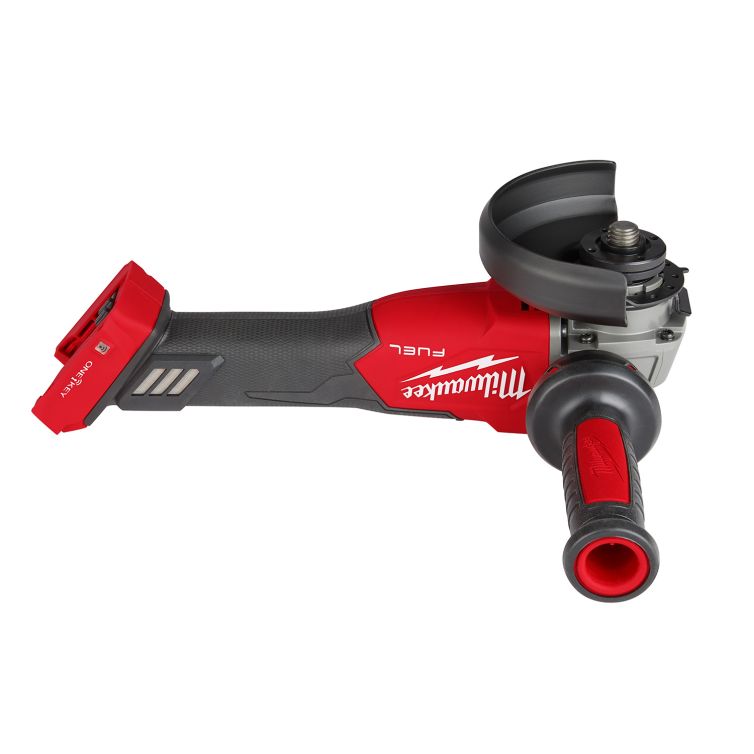 Milwaukee M18 FUEL 18 Volt Lithium-Ion Brushless Cordless ONE-KEY 4-1/2 in. / 5 in. Braking Grinder Slide Switch, Lock-O