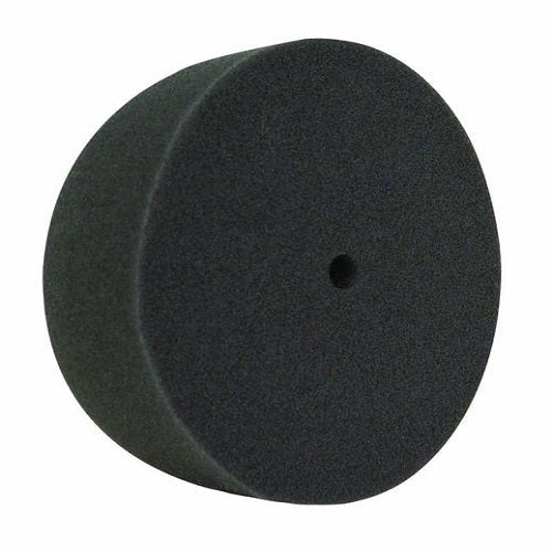 Buff & Shine 3" Black Curved Back Finishing Foam Grip Pad (2 per pack)