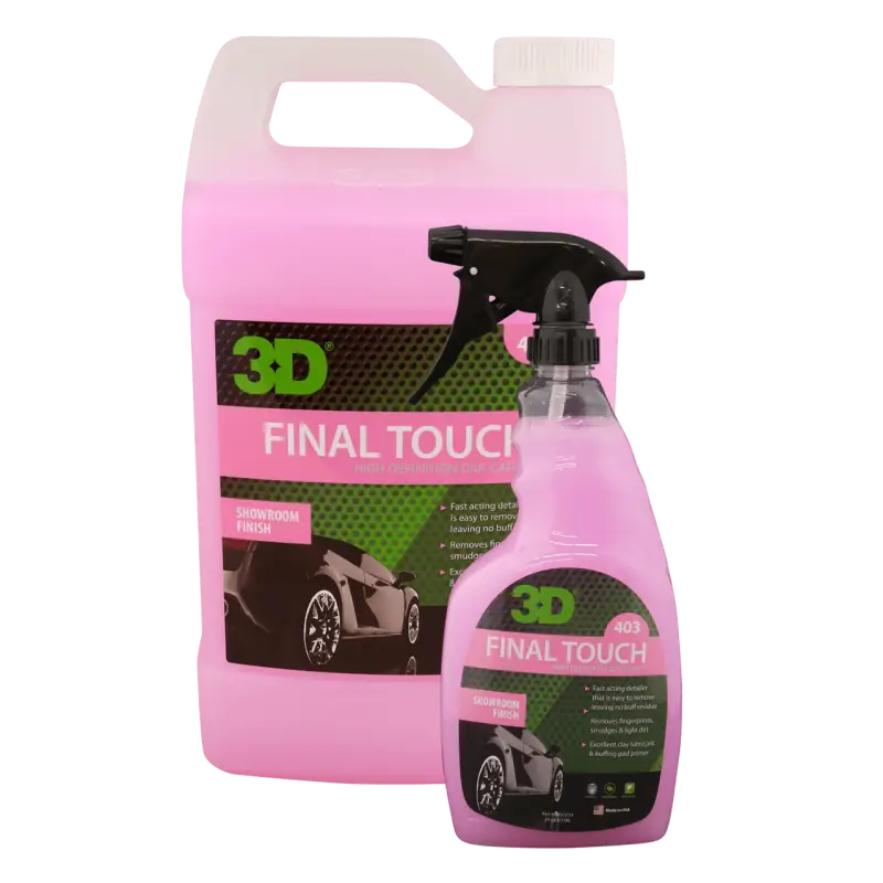 3D Products Canada Paint Protection 3D Professional Detailing Products - Final Touch