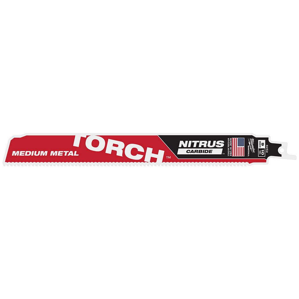 Milwaukee 9" Nitrus CARBIDE Teeth For Medium Metal - 1pk