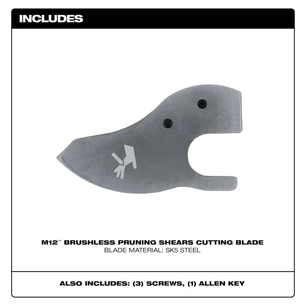 Milwaukee M12 Brushless Pruning Shears Replacement Blade