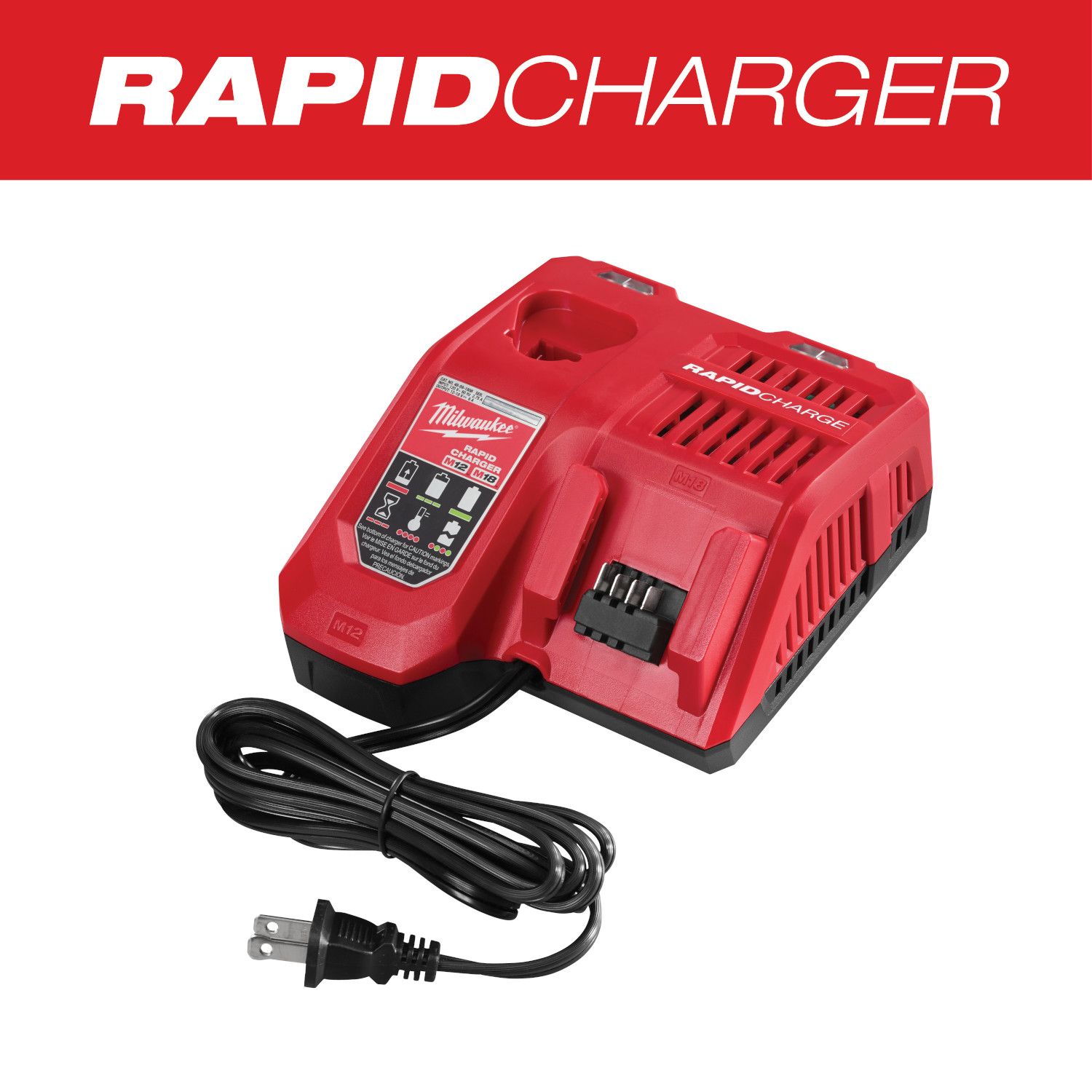 Milwaukee M18 & M12 18 Volt/12 Volt Rapid Charger