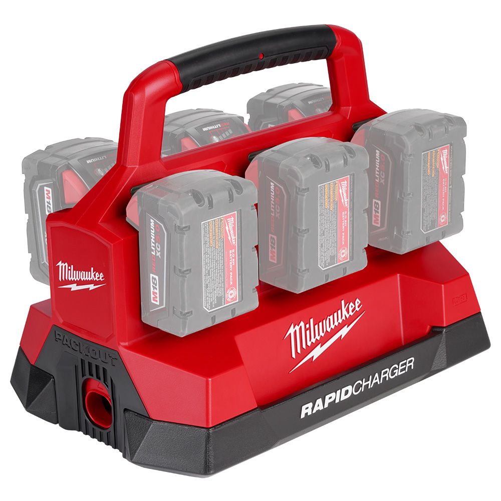Milwaukee M18 PACKOUT Six Bay Rapid Charger