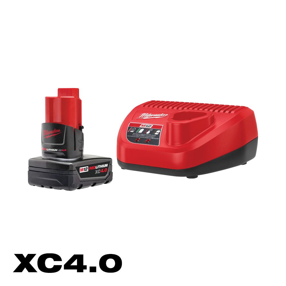 Milwaukee M12 REDLITHIUM XC Starter Kit