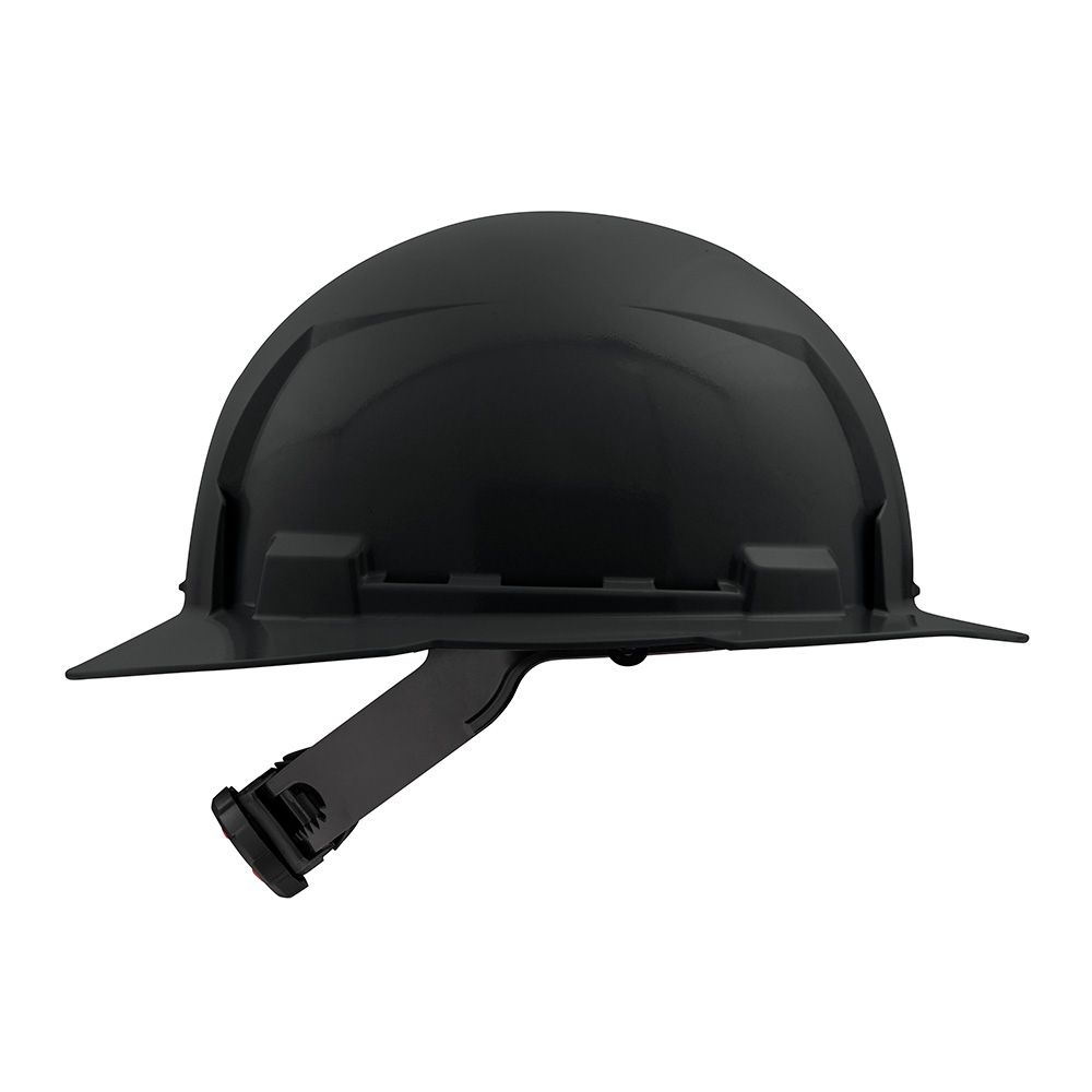 Milwaukee BOLT Full Brim Hard Hat w/4pt Ratcheting Suspension Unvented Class E - Black