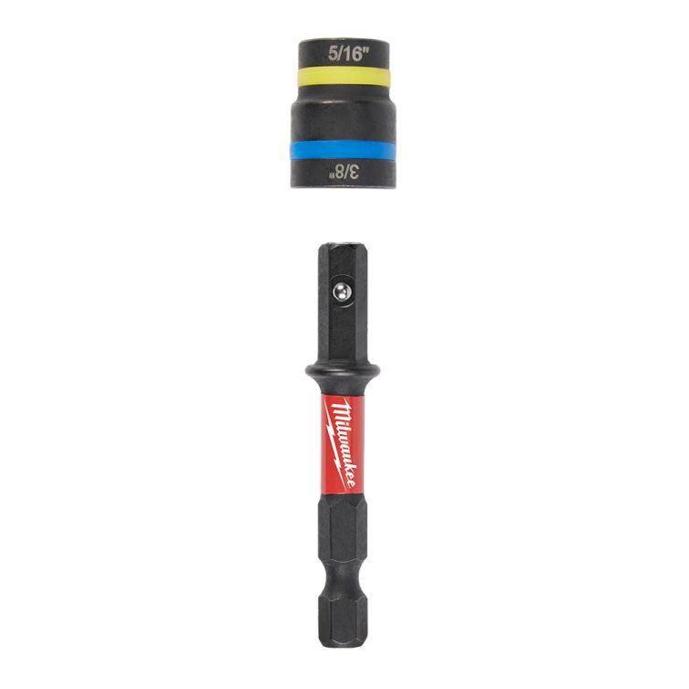 Milwaukee SHOCKWAVE Impact Duty QUIK-CLEAR 2-in-1 Nut Driver 5/16" and 3/8"