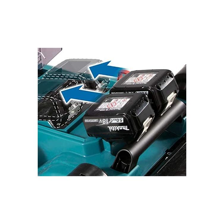 Makita 36V (18Vx2) 17" Cordless Lawn Mower Kit