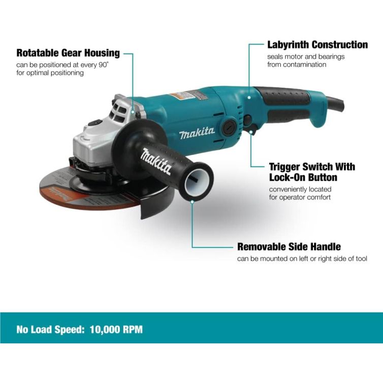 Makita 6" 10.5Ah Angle Grinder