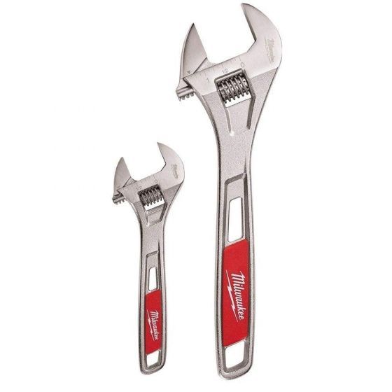 Milwaukee 6" & 10" Adjustable Wrench - 2 pack