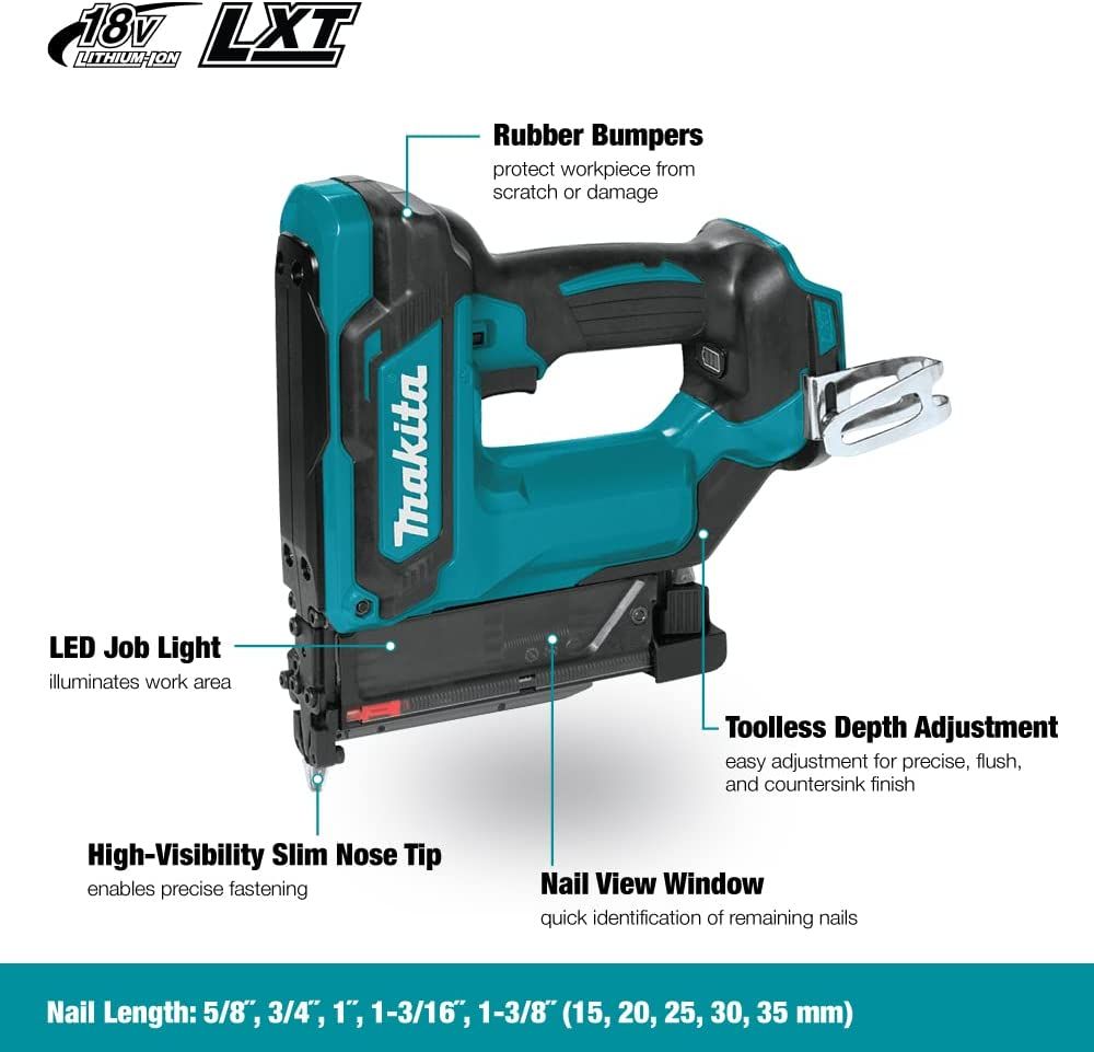Makita 18V 23ga Pin Nailer