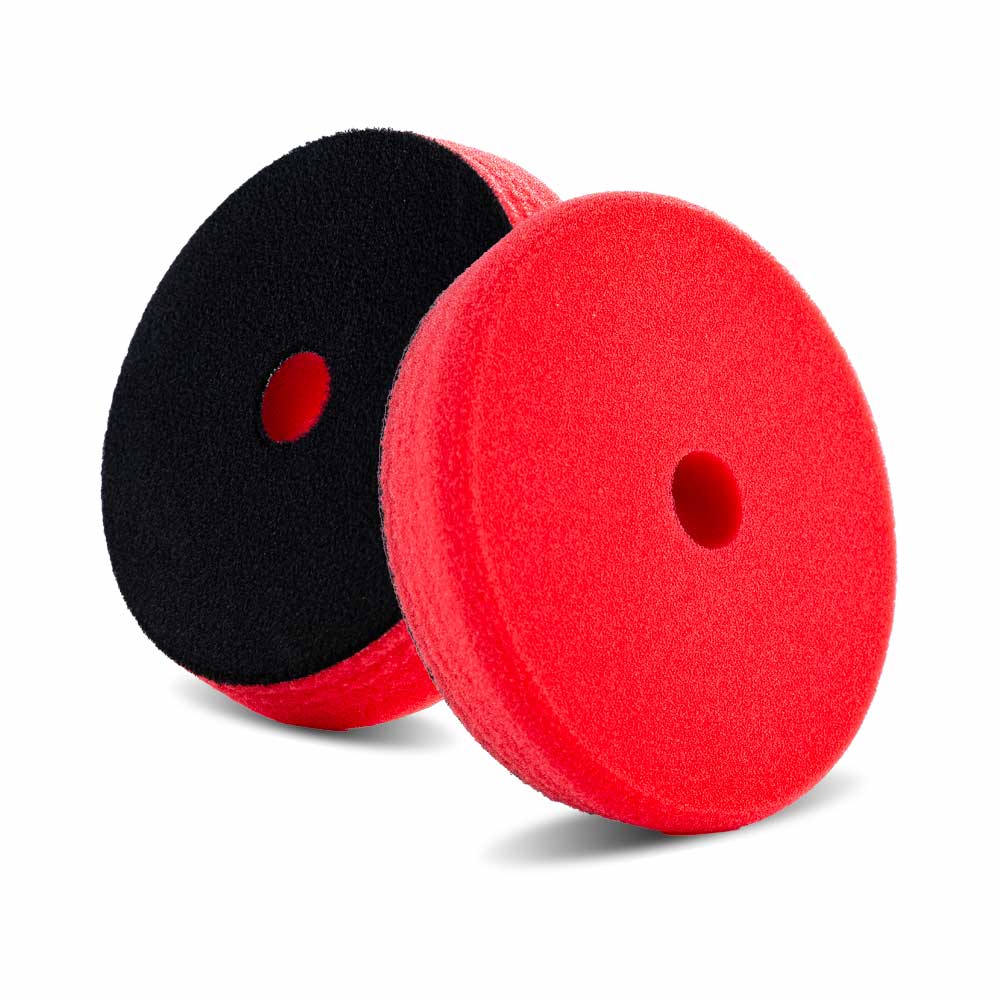 Lake Country Hybrid Force Pad System - Red Final Finishing Wax Pad 3.5", 5.5", 6.5"