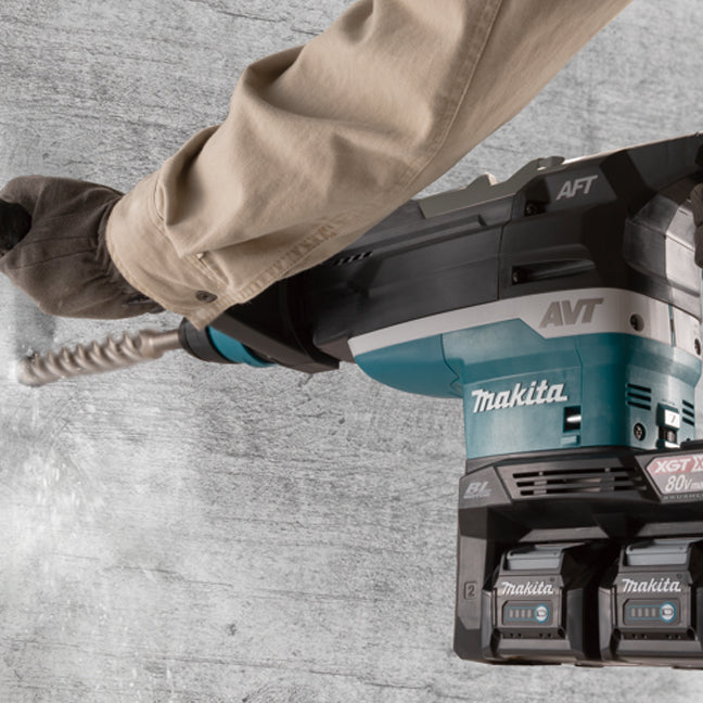 80V(40Vx2)max XGT Brushless 2" Rotary Hammer SDS-MAX, 4.0Ah x2Kit