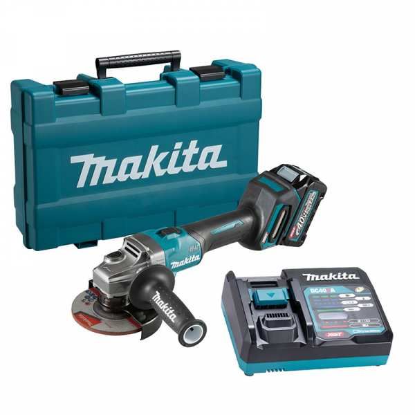 Makita XGT 40V MAX 5" Angle Grinder w/Brake & Slide Switch Kit
