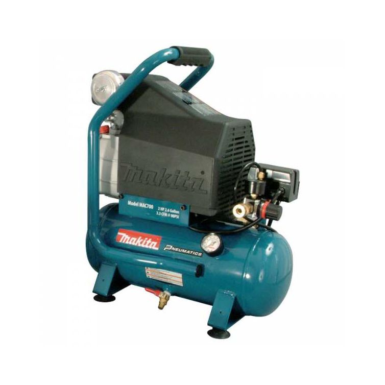 Makita 2 HP 2.6 Gallon Hot Dog Portable Air Compressor