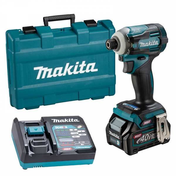 Makita XGT 40V (4.0 Ah) MAX Li-Ion Brushless 1/4" Impact Driver Kit
