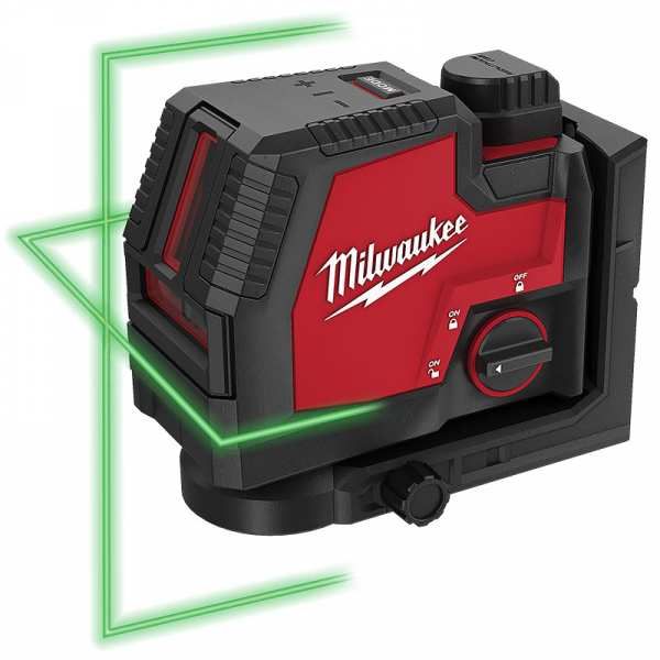 Milwaukee USB Rechargeable Green Cross Line Laser