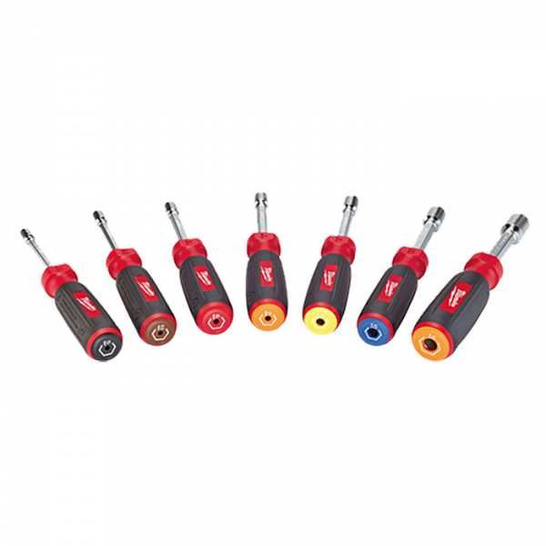 Milwaukee HollowCore Magnetic Metric Nut Set - 7 Piece