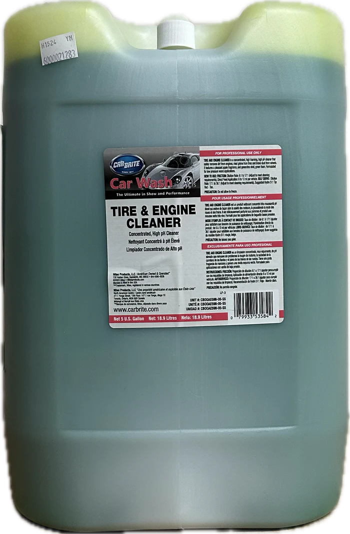 Car Brite Tire & Engine Cleaner Concentrate (5 Gallon)