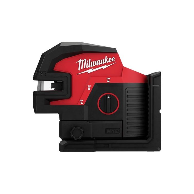 Milwaukee M12 Green Laser – Cross Line & 4-Points