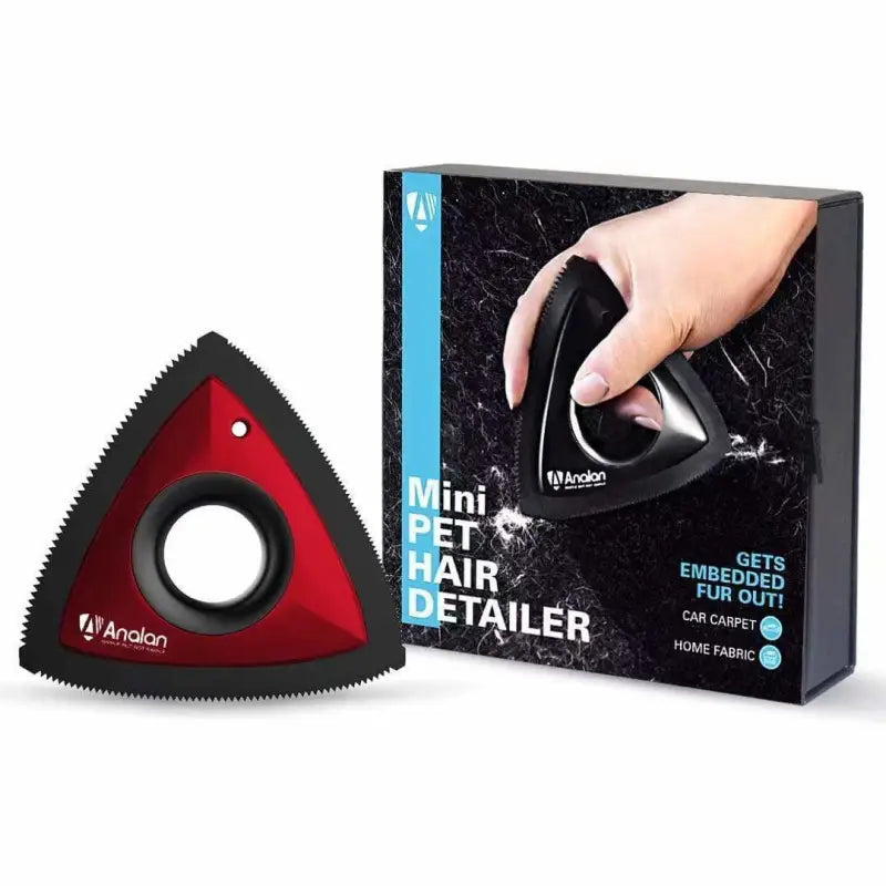 Analan Carpet Care and Upholstrey Red ANALAN Mini Pet Hair Remover for Auto Detailing,Home Clean ****