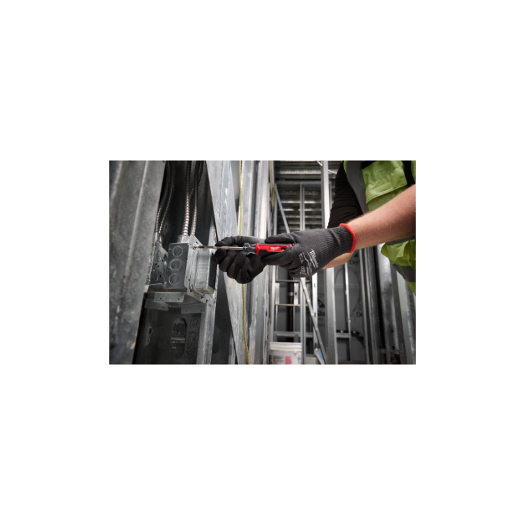 Milwaukee 3/8" Slotted 8" Cushion Grip Demolition Screwdriver
