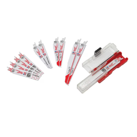Milwaukee SAWZALL Demolition Reciprocating Saw Blade Set - 12 Piece