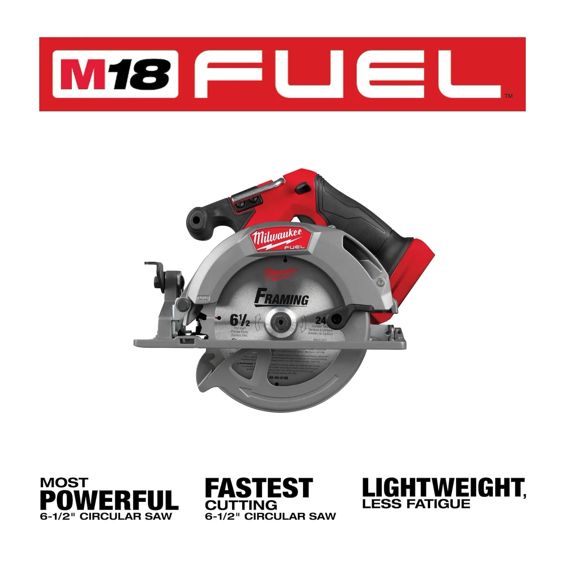 Milwaukee M18 FUEL 6-1/2" Circular Saw (Tool Only)