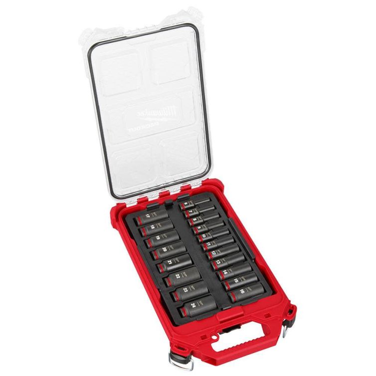 Milwaukee SHOCKWAVE 3/8" 19pc Impact Duty Socket Drive PACKOUT Set