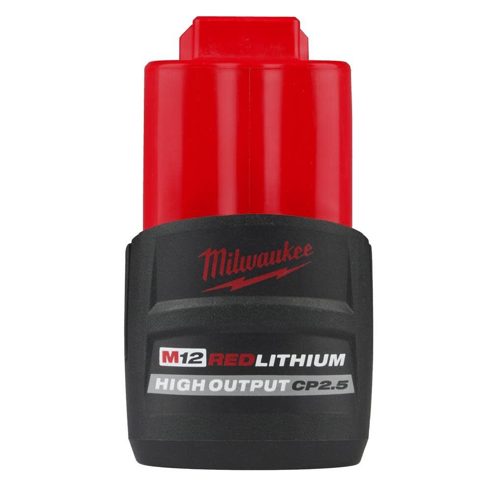 Milwaukee M12 RED LITHIUM HIGH OUTPUT CP2.5 Battery Pack