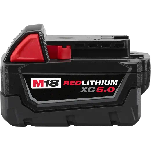 Milwaukee M18 REDLITHIUM XC 5.0 Ah Extended Capacity Battery Pack - 2pk