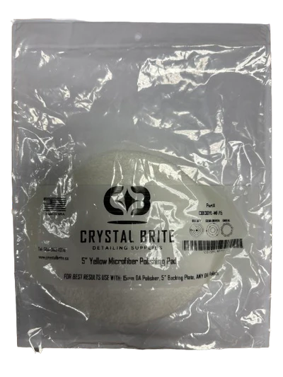 Crystal Brite Yellow Microfiber Polishing Pad
