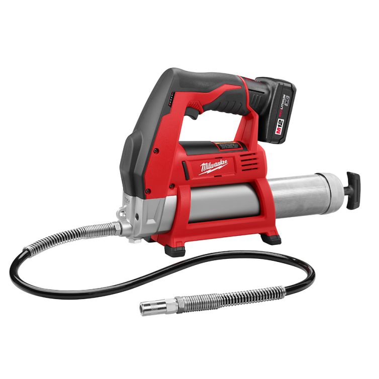 Milwaukee M12 12 Volt Lithium-Ion Cordless Cordless Grease Gun Kit