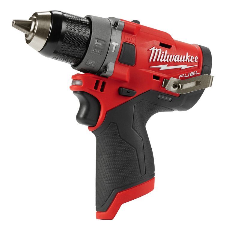 Milwaukee M12 FUEL 12 Volt Lithium-Ion Brushless Cordless 1/2 in. Hammer Drill - Tool Only