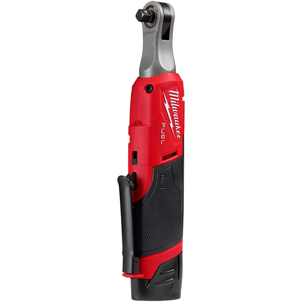 Milwaukee M12 FUEL 12 Volt Lithium-Ion Brushless Cordless 3/8" High Speed Ratchet Kit
