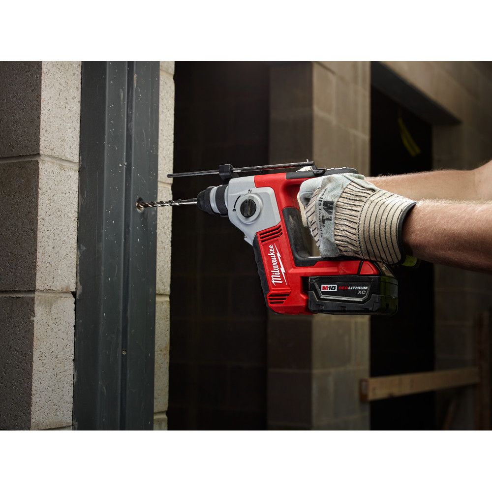 Milwaukee M18 18 Volt Lithium-Ion Cordless Cordless 5/8 in. SDS PLUS Rotary Hammer - Tool Only