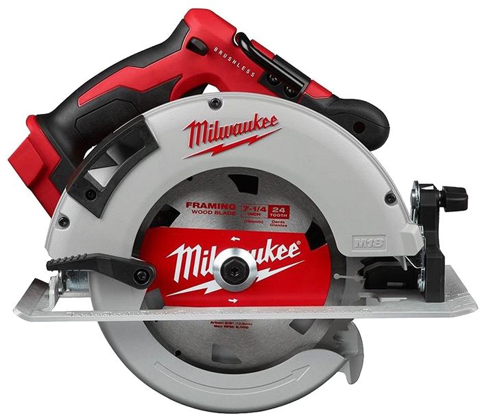 Milwaukee M18 18 Volt Lithium-Ion Cordless Brushless 7-1/4" Circular Saw - Tool Only