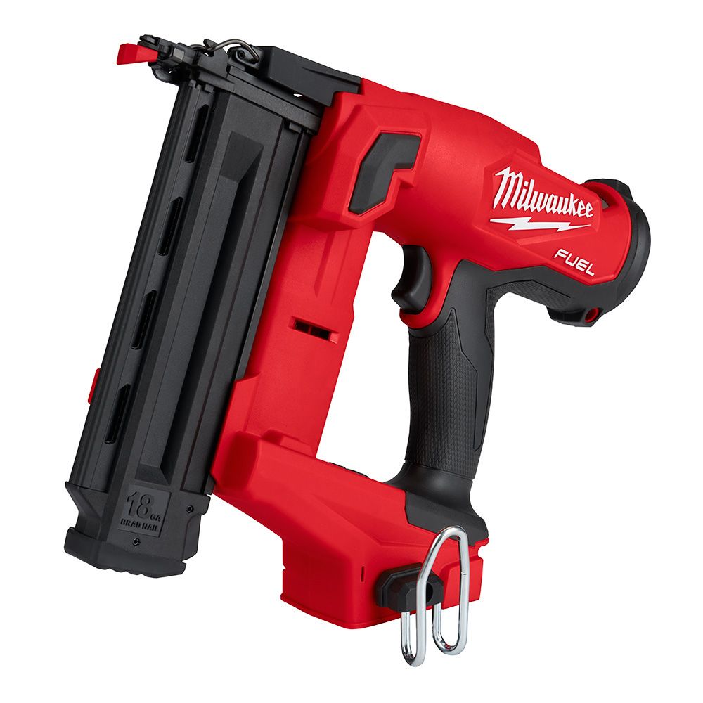 Milwaukee M18 FUEL 18 Volt Lithium-Ion Brushless Cordless 18 Gauge Brad Nailer - Tool Only