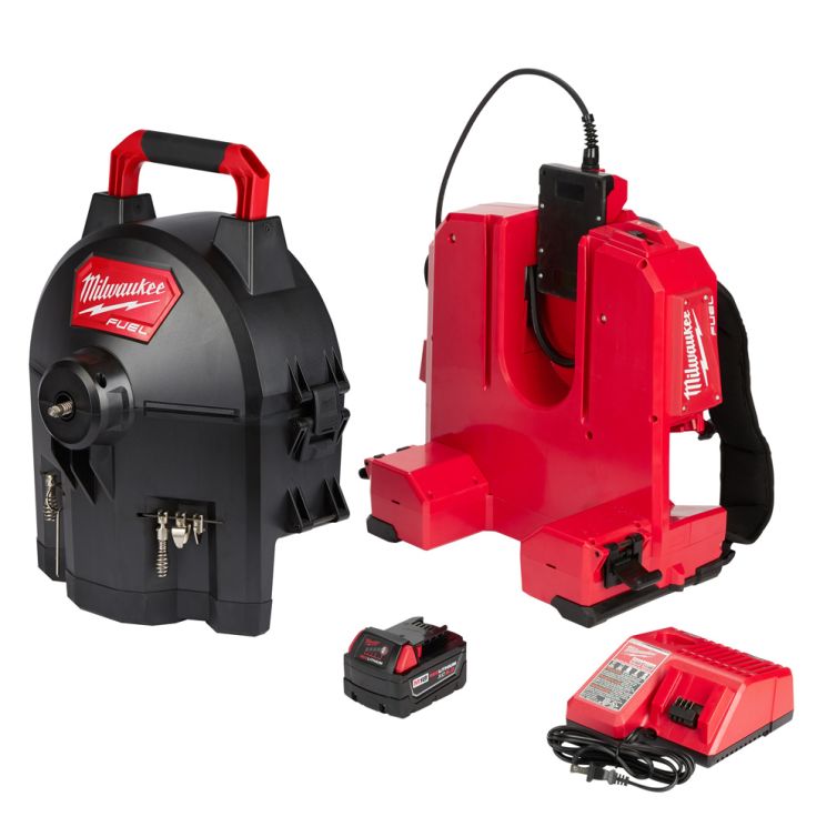 Milwaukee M18 FUEL 18 Volt Lithium-Ion Brushless Cordless SWITCH PACK 5/8 in. Sectional Drum System Kit