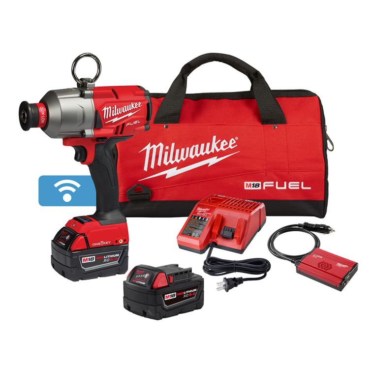 Milwaukee M18 FUEL 18 Volt Lithium-Ion Brushless Cordless 7/16" Hex Utility HTIW with ONE-KEY Kit