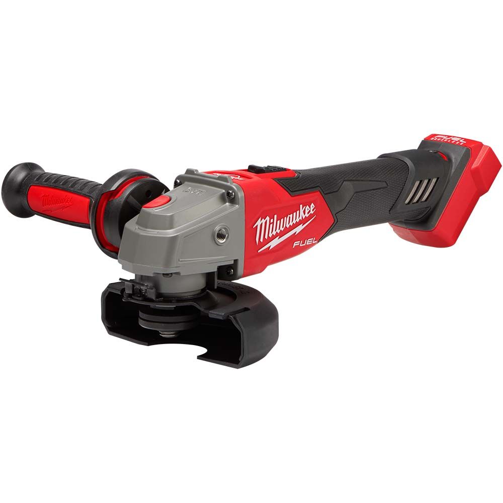 Milwaukee M18 FUEL 4-1/2" / 5" Variable Speed Braking Grinder, Slide Switch Lock-On