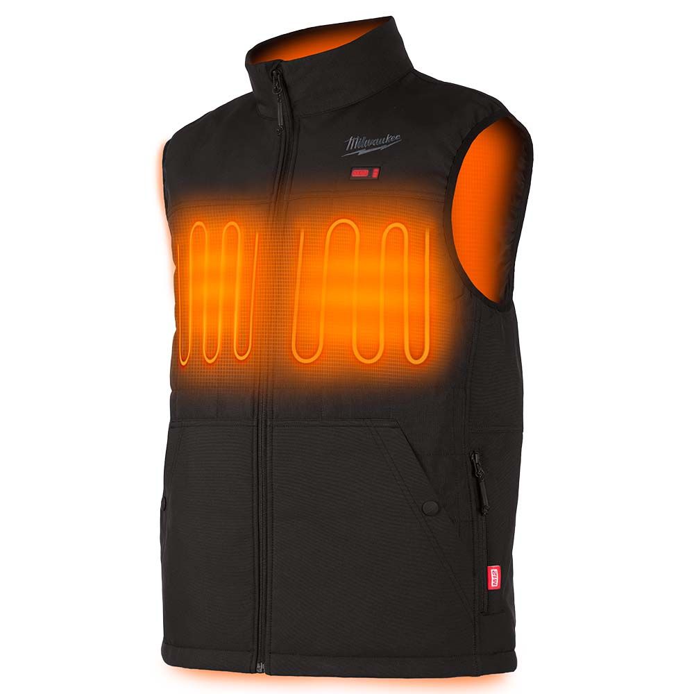Milwaukee M12 Heated Black Axis Vest (XL)