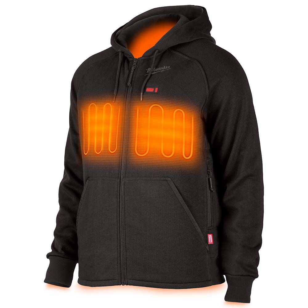 Milwaukee M12 Heated Black Hoodie Kit (XL)