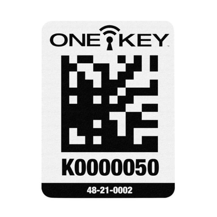 Milwaukee ONE-KEY Asset ID Tag-Large Plastic Surface - 2" x 1.5" - 100pk