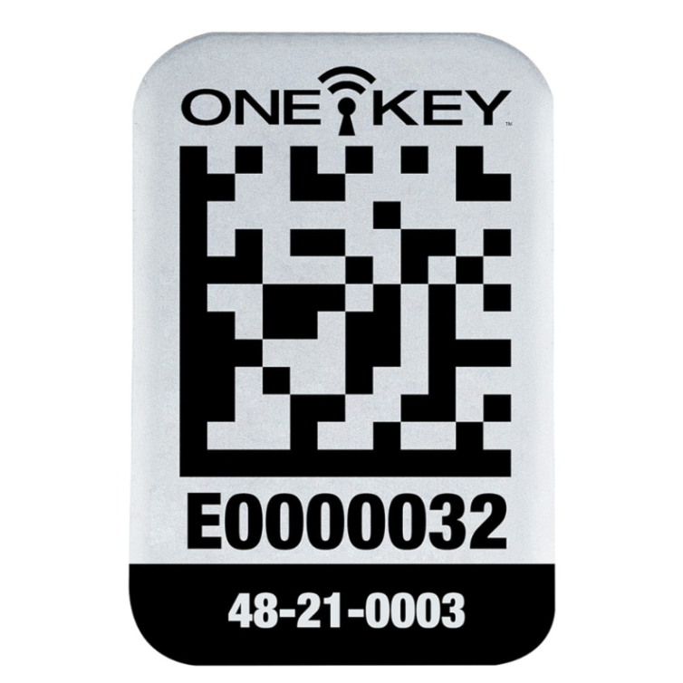 Milwaukee ONE-KEY Asset ID Tag-Small Metal Surface - 1" x 3/4" - 100pk