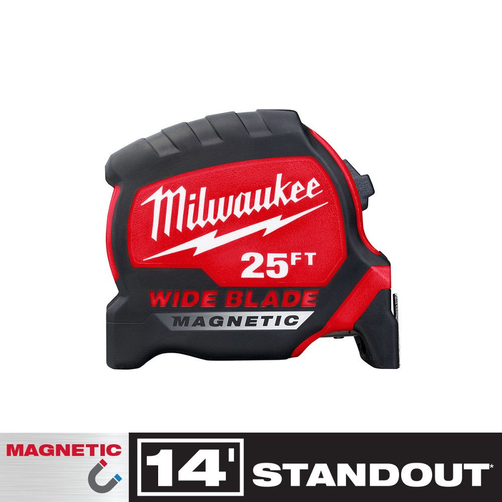 Milwaukee 25Ft Wide Blade Magnetic Tape Measure