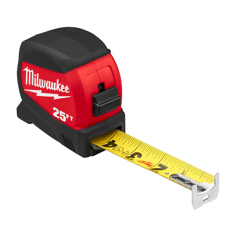 Milwaukee 25Ft Compact Wide Blade Tape Measure
