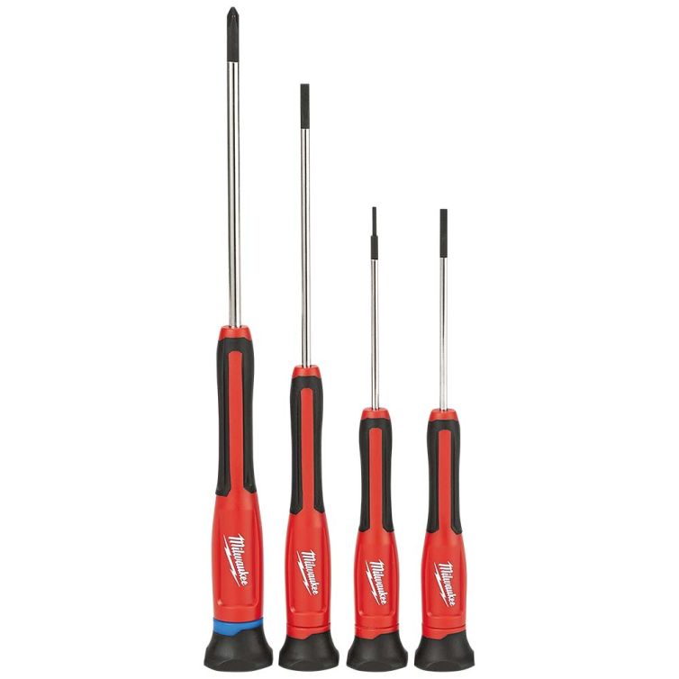 Milwaukee 4-Piece Precision Screwdriver Set